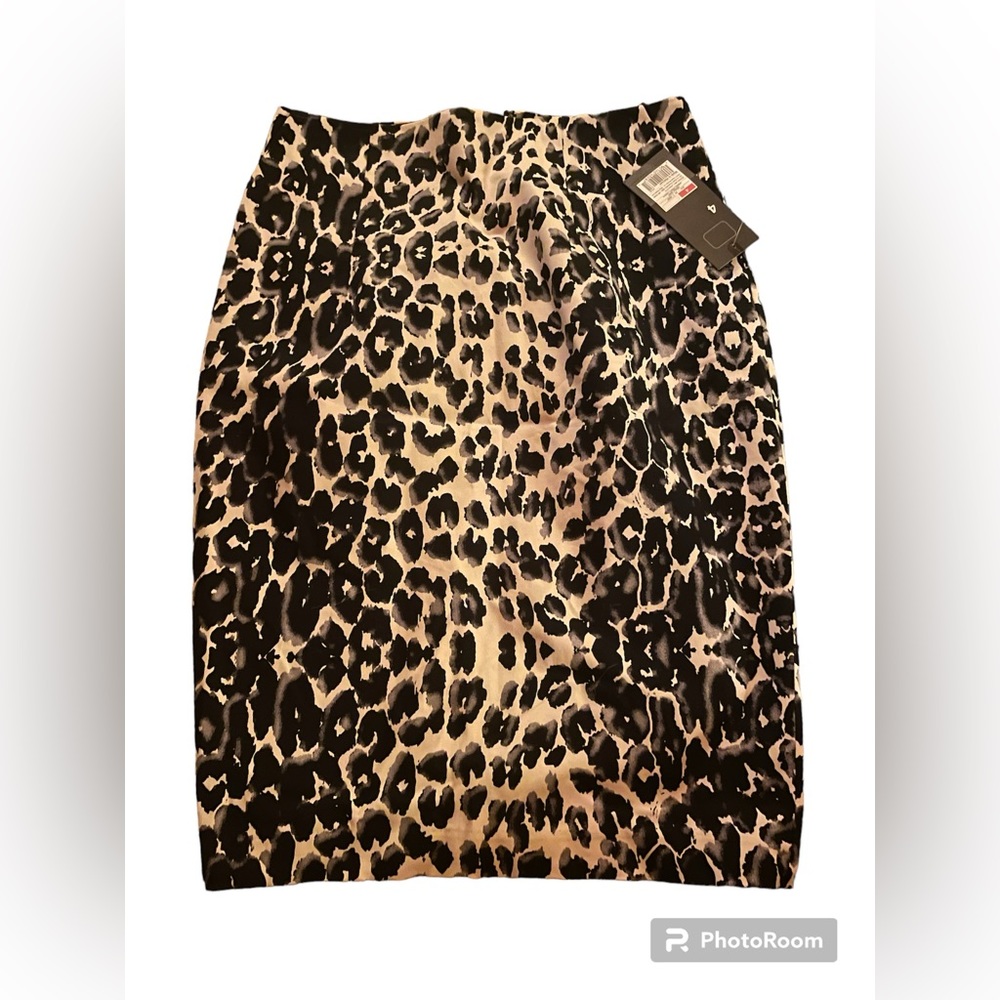 Cheetah Print Pencil Skirt
